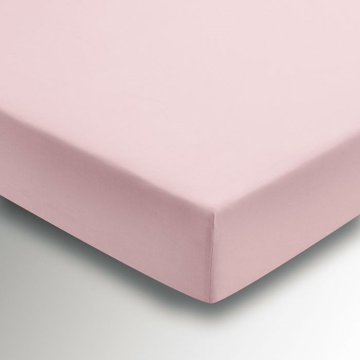 Plain Dye Fitted Sheet by Helena Springfield in Blush